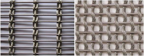 architecture cable-rod mesh